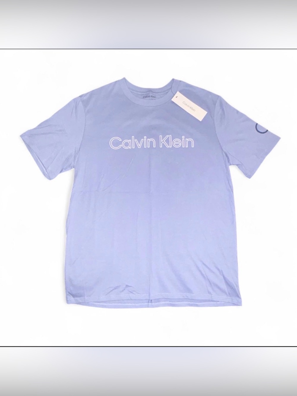 Calvin Klein Men’s Lavender Logo Crewneck Tee